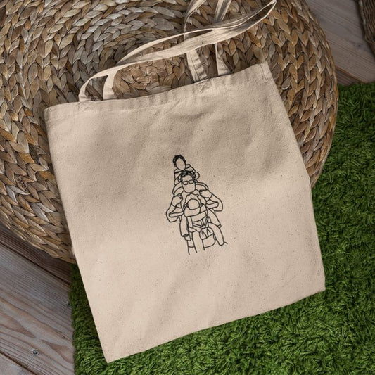 Tote Bag Personnalisé Photo Brodé